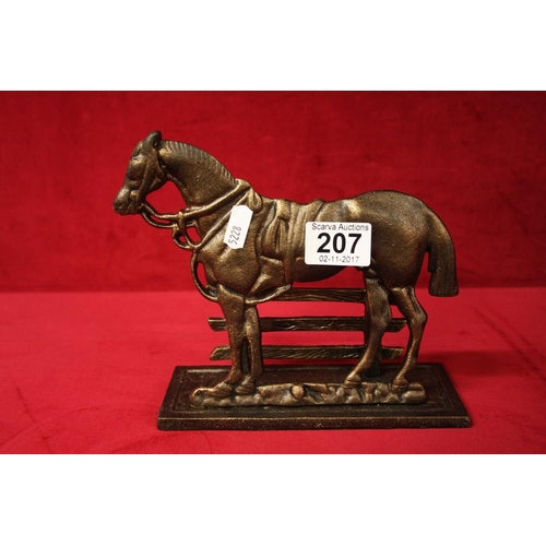 207 - HORSE LETTER RACK