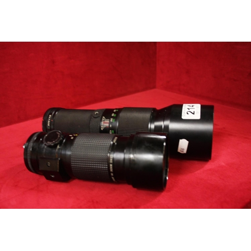 214 - 2 ZOOM LENSES