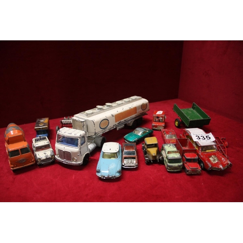 335 - LOT OF MODERN VEHICLES INCLUDING TANKER