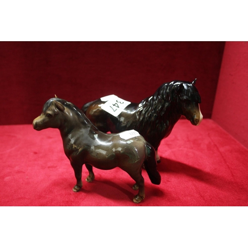 347 - BESWICK HORSE & FOAL