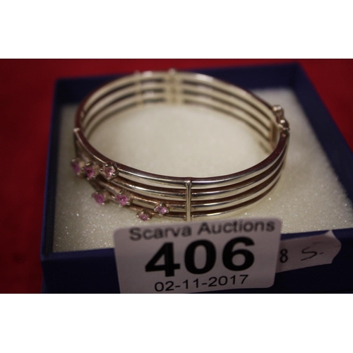 406 - SILVER BANGLE