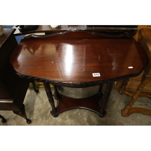 415 - MAHOGANY HALL TABLE