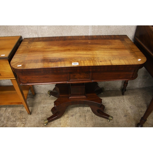 427 - GEORGIAN CARD TABLE