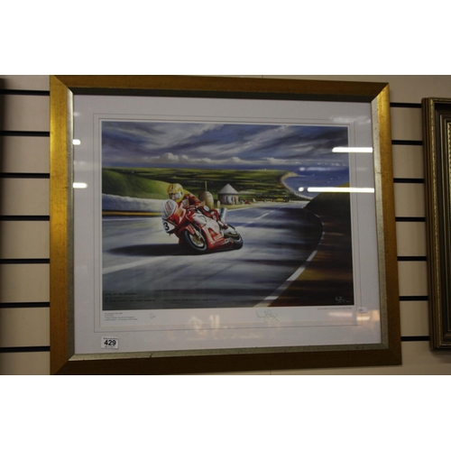 429 - FRAMED LIMITED EDITION SIGNED PRINT