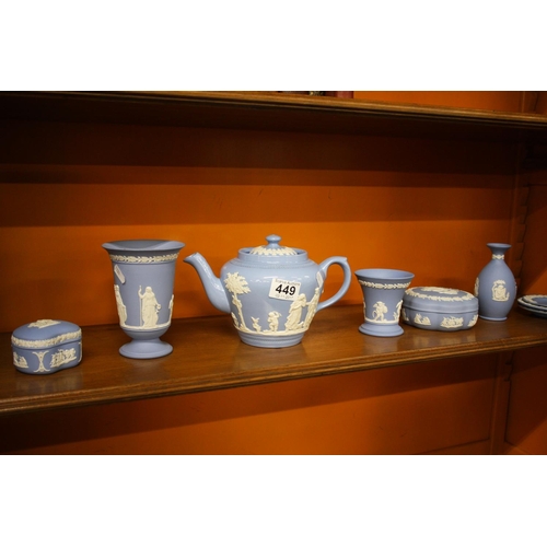 449 - SELECTION OF WEDGEWOOD JASPERWARE