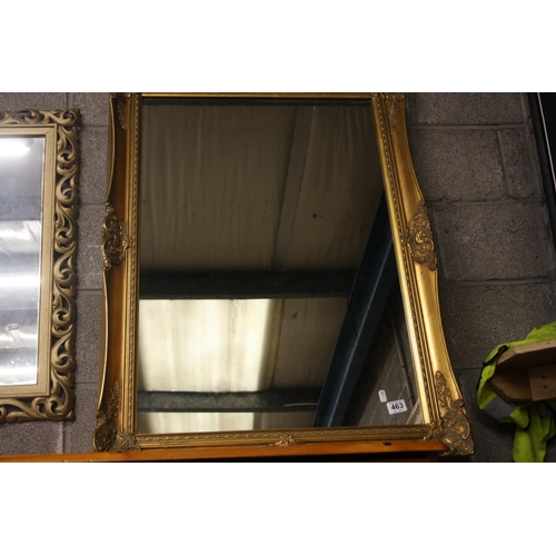 463 - GILT FRAMED MIRROR