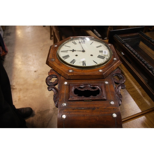 500 - AMERICAN DROP DIAL MOTHER OF PEARL CLOCK