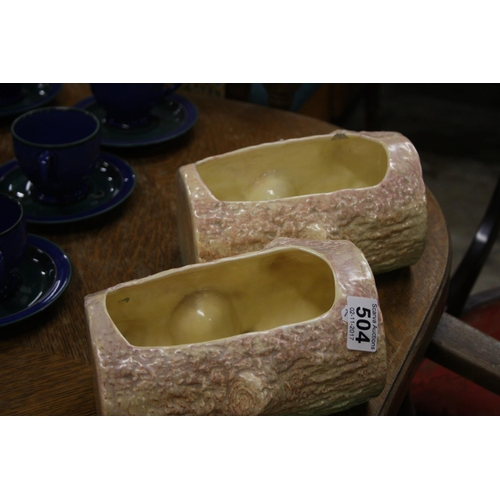 504 - PAIR OF SYLVAC PLANTERS