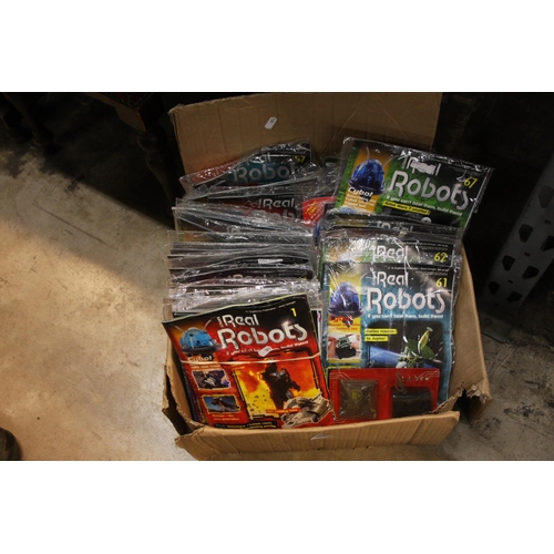 758 - BOX OF ROBOT COMICS