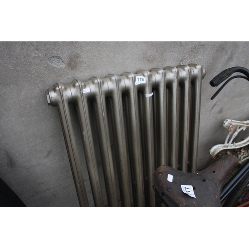 118 - CAST RADIATOR