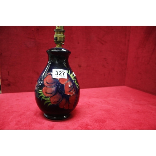 327 - MOORCROFT LAMP BASE