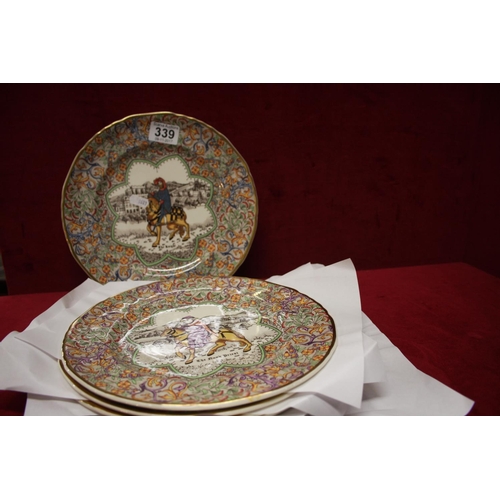 339 - SELECTION OF COLLECTABLE PLATES