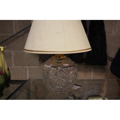 344 - TYRONE CRYSTAL TABLE LAMP