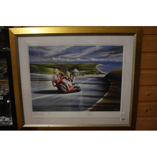 428 - JOEY DUNLOP PRINT