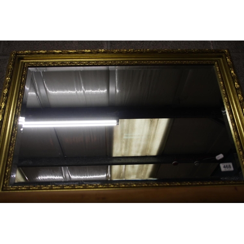 468 - GILT FRAMED MIRROR