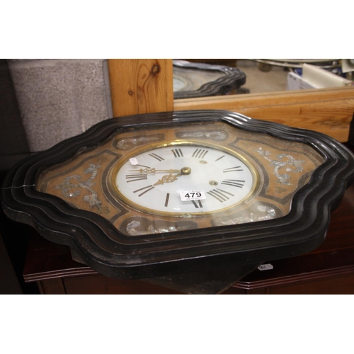 479 - INLAID CLOCK