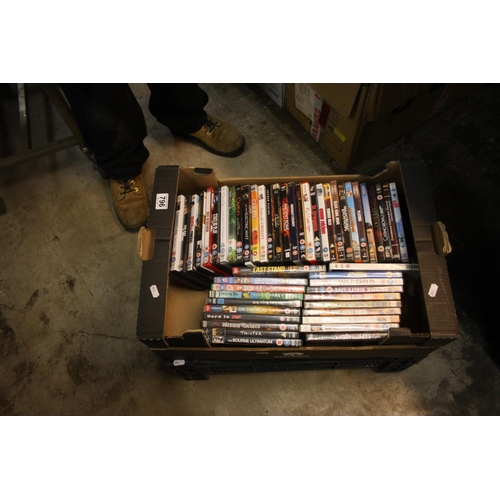 796 - 2 BOXES OF DVDS