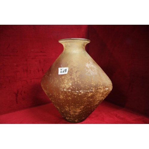 228 - ART GLASS VASE