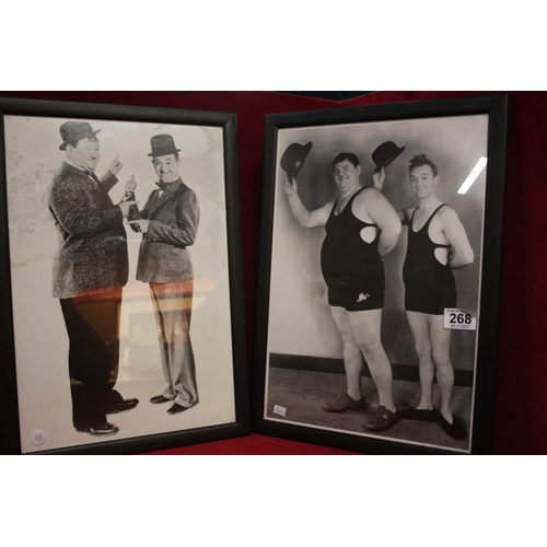 268 - 2 LAUREL & HARDY PRINTS