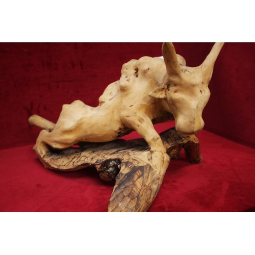 270 - CARVED BULL