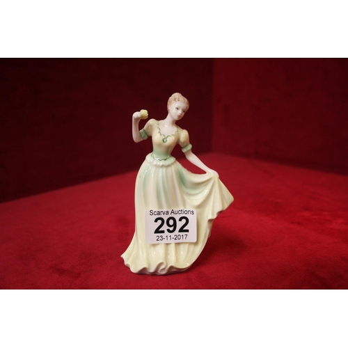 292 - COALPORT FIGURINE CONGRATULATIONS