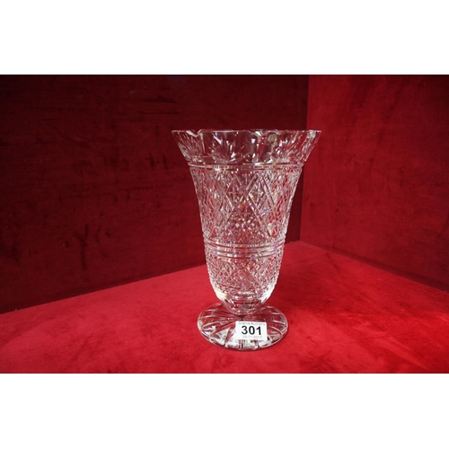 301 - WATERFORD CRYSTAL MASTER CUTTERS VASE