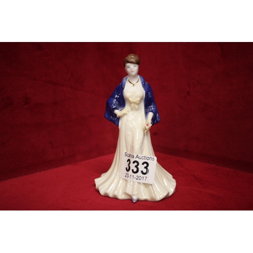 333 - COALPORT FIGURINE THE WINTER BALL