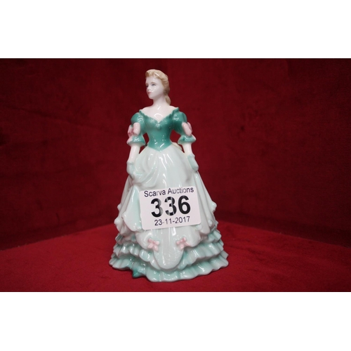 336 - COALPORT FIGURINE FOREVER YOURS