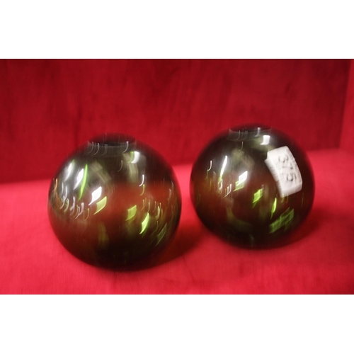 375 - 2 GLASS FLOATS