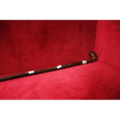 379 - BULL DOG HANDLED WALKING STICK