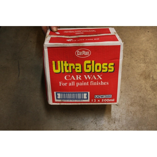 254 - BOX OF CAR WAX