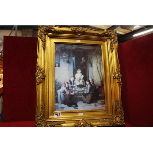 288 - GILT FRAMED PICTURE