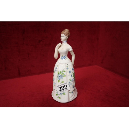 299 - COALPORT FIGURINE THE HOSTESS