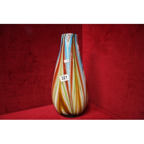 321 - MURANO GLASS VASE