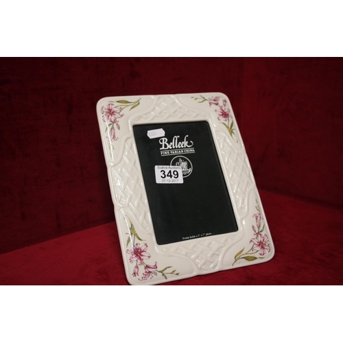 349 - BELLEEK PICTURE FRAME