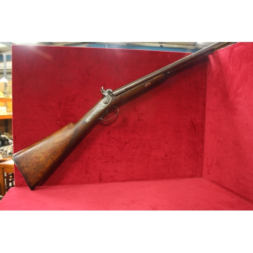 362 - DOUBLE BARREL MUZZLE LOADER BY JONES