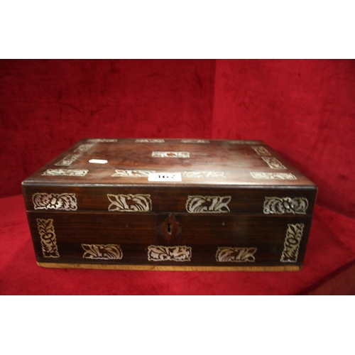 367 - MOTHER OF PEARL INLAID BOX