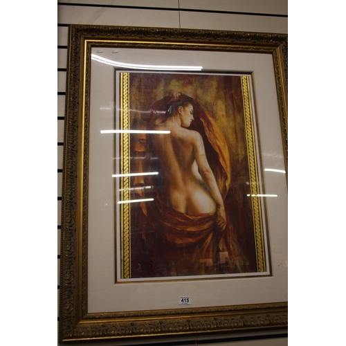 415 - TOMAZ RUT SIGNED LIMITED EDITION PRINT FRAMED