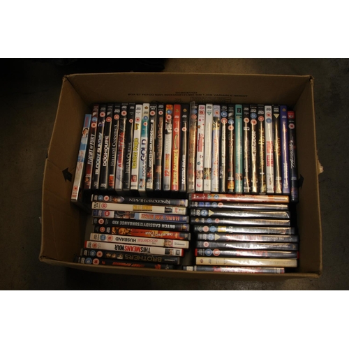 152 - BOX OF DVDS