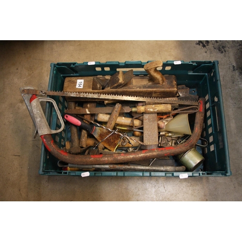 154 - TRAY OF TOOLS