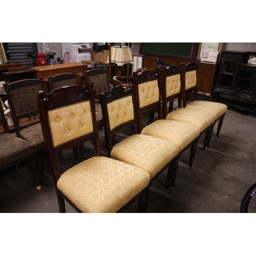 190 - 5 EDWARDIAN DINING CHAIRS