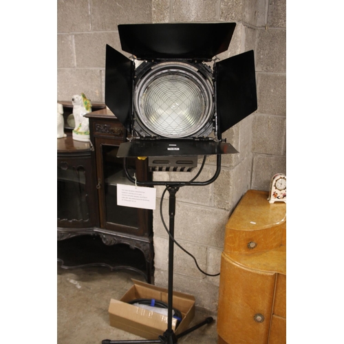 192 - CONVERTED STAGE LIGHT ON STAND