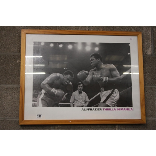 195 - ALI/FRAZIER POSTER