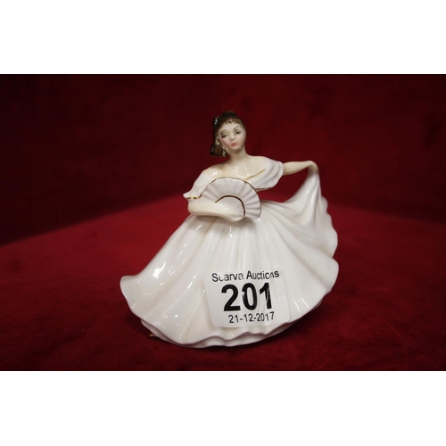 201 - ROYAL DOULTON FIGURINE ELAINE HN3900