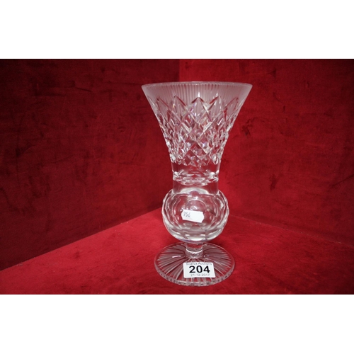 204 - TYRONE CRYSTAL VASE