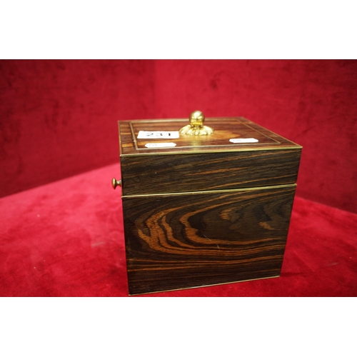 231 - ANTIQUE TEA CADDY