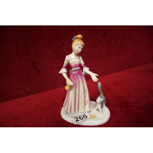 265 - PORCELAIN FIGURE FRIDAYS CHILD