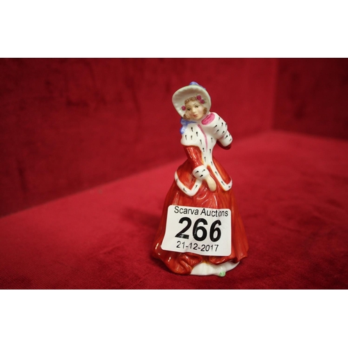 266 - DOULTON FIGURINE CHRISTMAS MORN HN3212