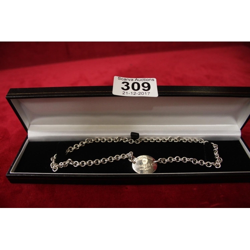 309 - TIFFANY SILVER NECKLACE