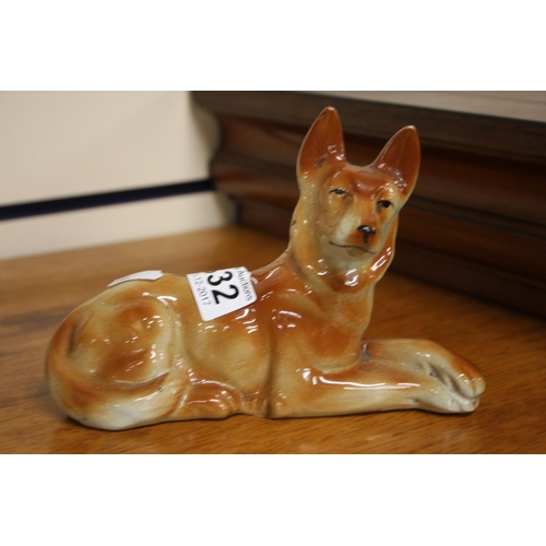 332 - ANTIQUE DOG ORNAMENT